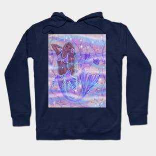 Raeni purple betta dreams by Renee Lavoie Hoodie